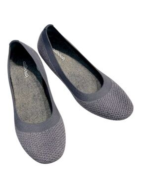 Allbirds Tree Breezers Slipper Ballet Flats in Seashell Grey Light Purple, 6.5